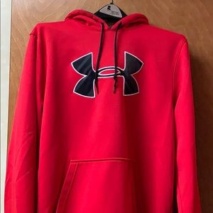 Men’s Dry-fit Red UNDER ARMOUR Sweatshirt (Large)